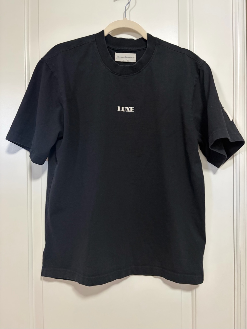 🖤LUXE Paris France Black S/S Logo Tee Unisex Streetwear 🖤